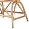 Bali & Pari Abriella Modern Bohemian Natural Brown Rattan Peacock Accent Chair 238-13408-ZORO - alternate 7